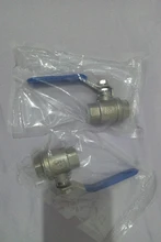 Female Straight Two-pieces Full Ports 304 Stainless Steel Ball Valve