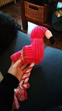 Dog-Chew-Toys Flamingo French-Bulldog Interactive-Squeaky Plush Dogs-Chihuahua Puppy-Toy