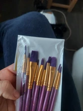 Juego de 6/10 Uds. De pinceles para pintar acuarela, pluma de pintura Gouache, mango de madera de nailon, juego de pinceles de pintura, suministros de arte para dibujar