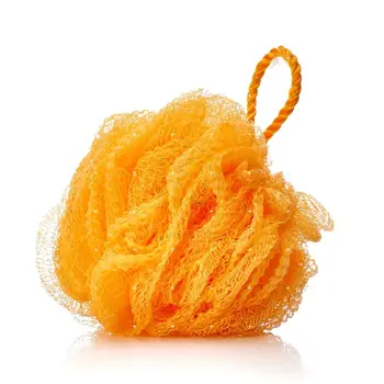 

Washcloth-ball Aqua joy for shower and bath, pleated