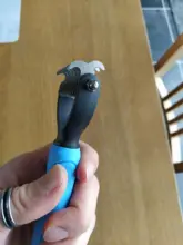 Gato perros abierto nudo cepillo para cuchillos herramienta pelo muda de pelo Trimmer aseo peine para enmarañado Pelo Largo rizado para mascotas