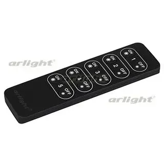 

019028 remote control black (dimmer 5 zones)-1 pc. Arlight