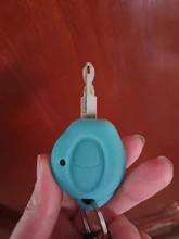 PREISEI-cubiertas para llave de coche, funda protectora de silicona para llave remota, en naranja, negro, rojo, azul, verde, gris, para Peugeot 206