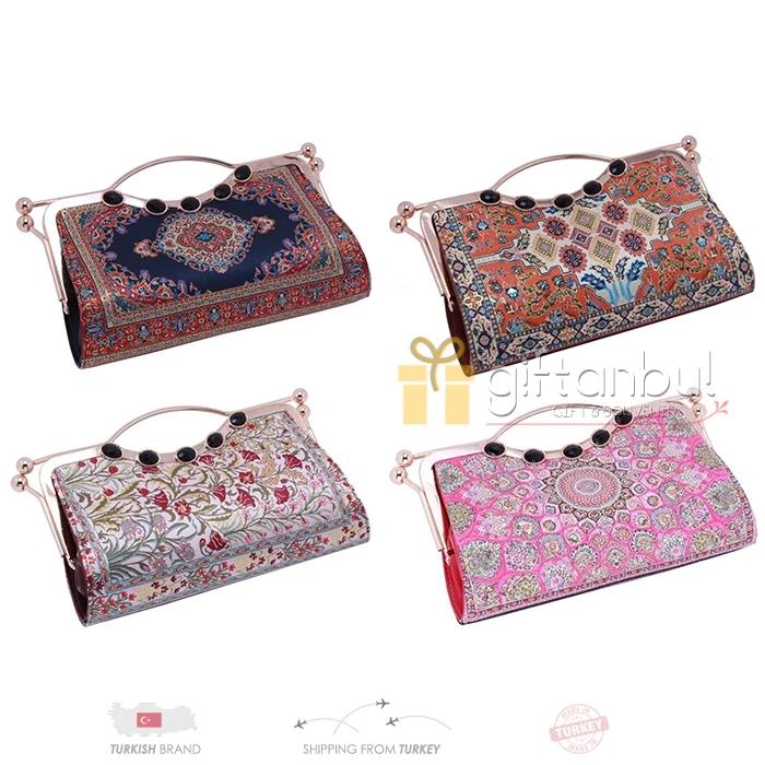 Turkish Traditional Authentic Handbag Kilim Design Carpet Authentic Handbag Kilim Design Carpet