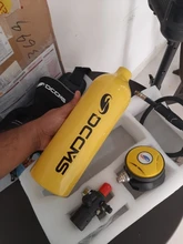 Equipo de Buceo DCCMSDS-1000, tanque de oxígeno de 1000ml de capacidad, rellenable