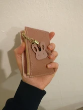 Corta de las mujeres monedero Patchwork monedero cremallera pequeño comprobado en relieve monederos con borlas lindo soporte para tarjetas Simple Mini Rosa bolsa de dinero