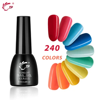 

TP Nail Glue Varnish Semi Permanent UV Gel nail polish salon professionals nail art printer wholesale 2019 products 8ml lacquer