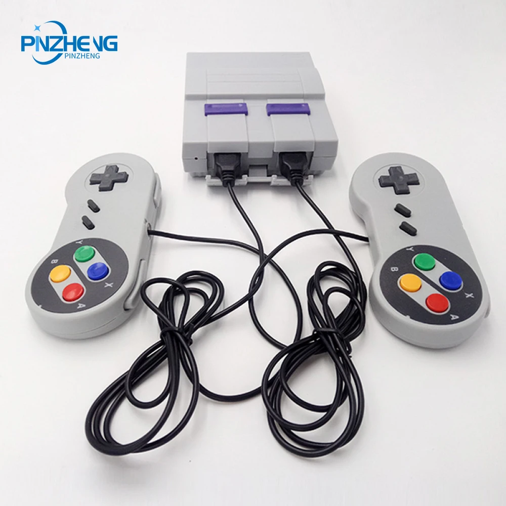 

PINZHENG Wired TV Video Game Console For SNES SFC Build In 821 Classic Games Video Games Support Universal And HD Output