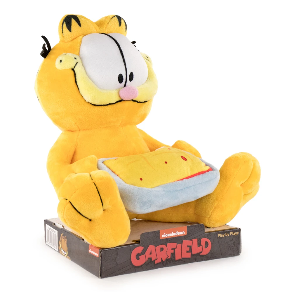 Garyfield Peanaディスプレイ付きのlasagna皿が付いたガーフィールドキャットぬいぐるみ 23cm 超ソフト品質 Null Aliexpress