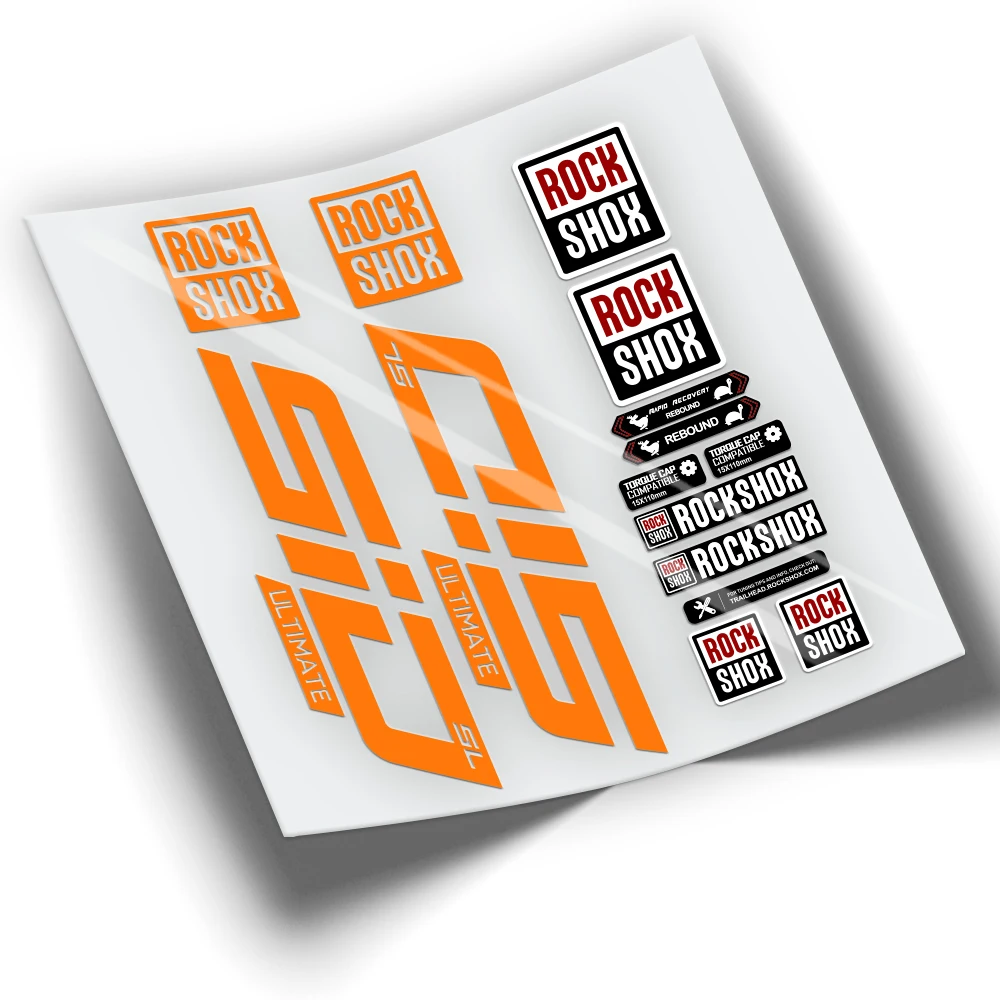 Adesivi Rockshox Sid Ultimate Sl Wp335 Adesivi Per Biciclette In Vinile Adesivi Per Mountain Bike Accessori Per Bici