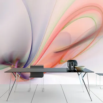 

Wall mural-Silky colorful smoke - 250x193 cm
