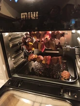 MIUI - Asador de Pollo Eléctrico 5 en 1, Horno de 360º MI-CYCLONE de 10L/12.7QT, Deshidratador Asador LED de gran capacidad, Freidora grande para uso doméstico