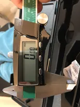 FUJIWARA-Calibrador digital de acero inoxidable Vernier, de 0 a 150mm, 1/64 fracción/MM/pulgada, LCD, resistente al agua, IP54