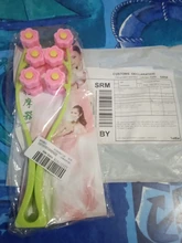 Rodillo de masajeador Facial portátil con forma de flor, herramientas de belleza de relajación, remodelación de cara, antiarrugas