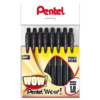 

Small pocket pentel wow 8 PCs neroPENTEL3.7