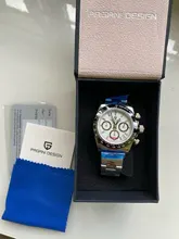 PAGANI Design-Reloj de cuarzo deportivo para Hombre, cronógrafo de lujo, de acero inoxidable, zafiro, resistente al agua, nuevo, 2021