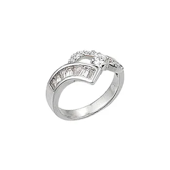 

Silver 925 Sterling Zircon Stone Ring