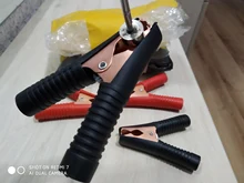 2Pcs Red+Black Car Alligator Clips Battery Clamps Crocodile Clip 100A Aligator Clips