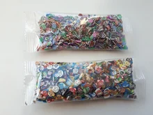 1000 unids/lote mezclado Animal fruta de UV resina epoxi molde rellenos para la fabricación de la joyería Diy uñas arte artesanía decoraciones