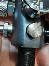 Refill-Adapter Charging-Valve Air-Filling-Station M18x1.5 400bar with 6000psi-Gauge 50cm