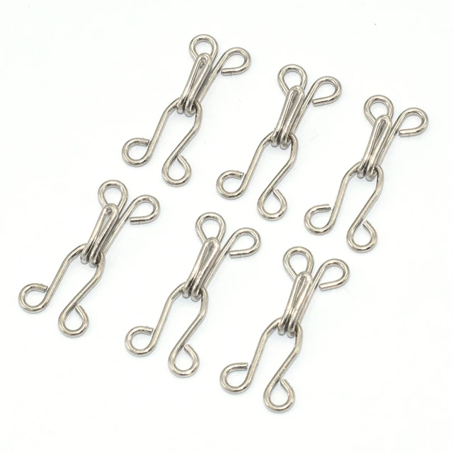 Silver Hook And Eye Bra Strap Hook Swimsuit Bra Hooks Replacement Bra Strap  Slide Hook Metal For Swimsuit Lingerie Hardware - Buckles & Hooks -  AliExpress