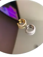 Pendientes de una sola oreja con Clip, estrella, corazón, remache, arcoíris, CZ, Color dorado y plateado, joyería, Aretes no perforados