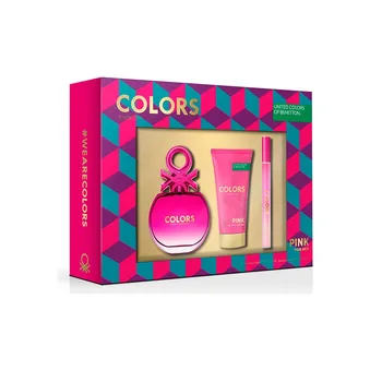 

Benetton Case Cologne "Color Pink", 50 ml, with vaporizer, women colony