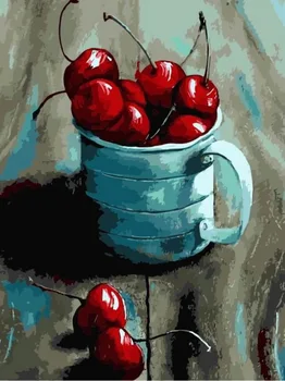 

Painting by Numbers Premium: Cherry circled