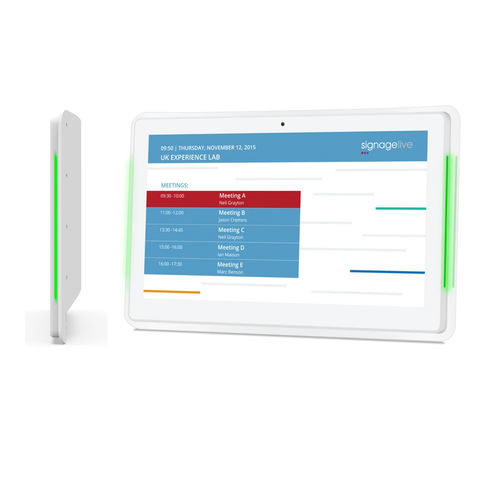 lcd panel scheduling meeting rooms set up free sample