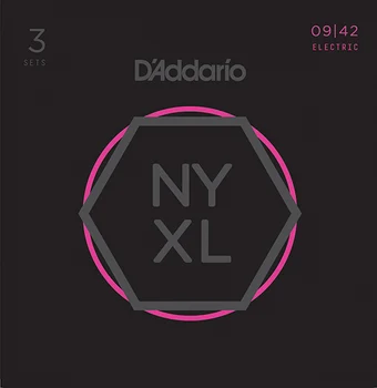 

Nyxl0942-3p NYXL 3 sets of strings for electric guitar, super light, 09-42, D'Addario