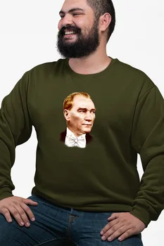 

Angemiel Wear Ataturk Green Men 'S Sweatshirt