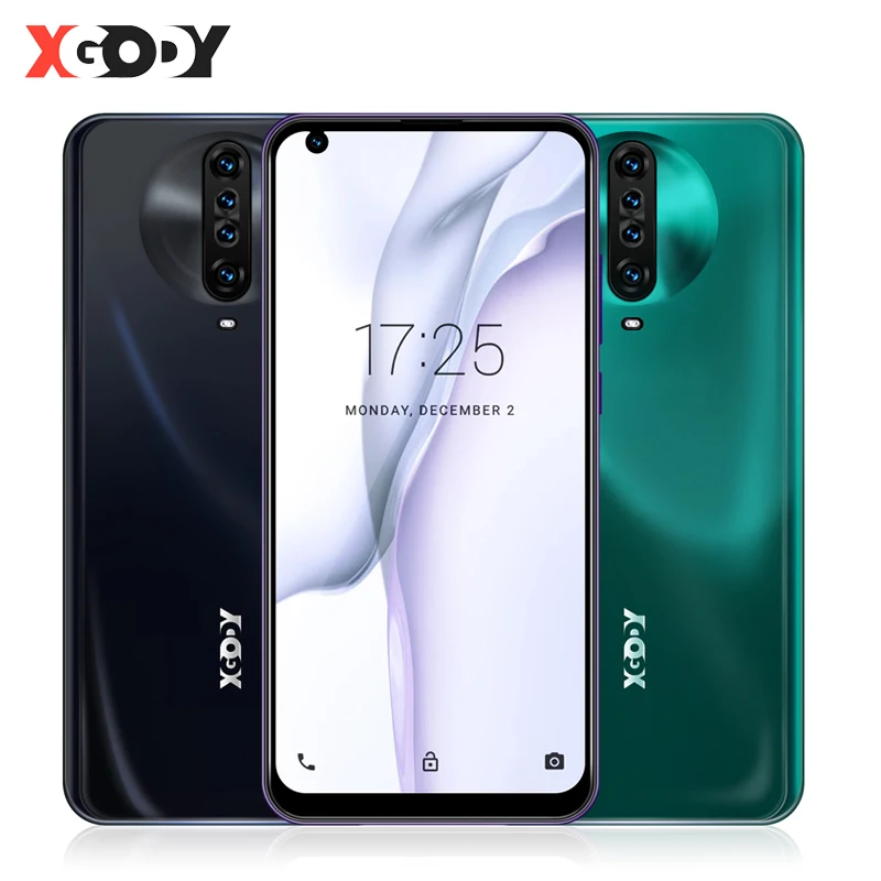 XGODY Celular смартфон на Android 10 экран 6 8 дюйма 1 ГБ четырёхъядерный 3000 мАч 5 МП Wi