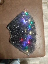 LED brillante luz niños niñas faldas Tutu de princesa niños boda fiesta de baile minifalda traje cosplay led ropa