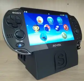 

BASE PS VITA black COLOR (3)(PS VITA 1004 FAT)(PSVITA DOCH)(New) (3D printing)