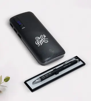 

Personalized Is Black Pen and 12.000 Mah Powerbank Gift Seti-5