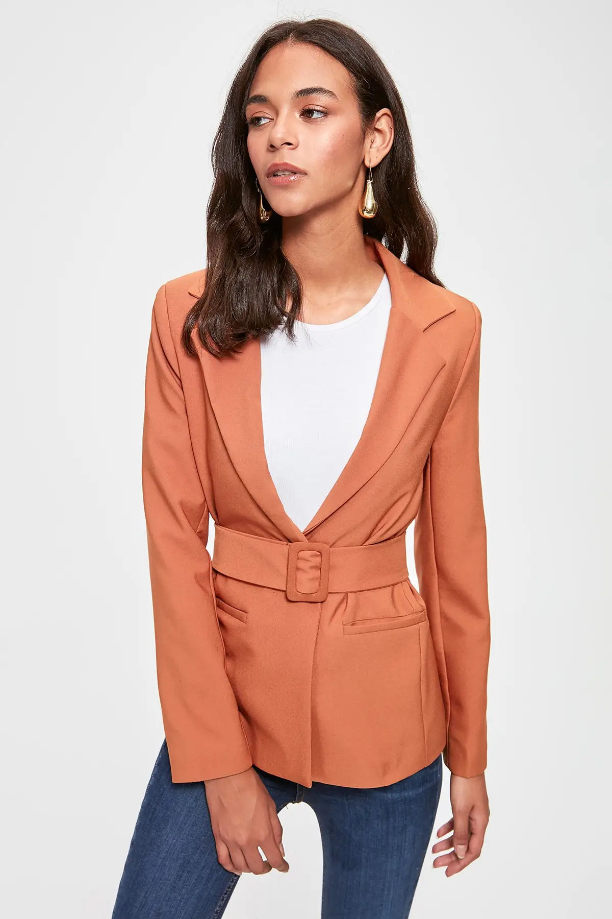 Trendyol куртка с пуговицами TWOAW20CE0205