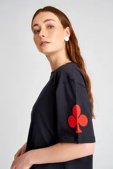 

Trendyol Embroidered Loose Mould Knitted T-Shirt TWOSS20TS0954