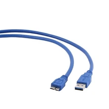 USB 3,0 A к Micro USB B Кабель GEMBIRD CCP-mUSB3-AMBM-0.5M(0,5 м) синий