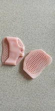 Plantillas almohadillas para suelas para mujeres zapatos de tacón alto antideslizantes protección alivio del dolor pies ampolla cuidado de los dedos de los pies insertar silicona suave gel de la mitad de la yarda Invis