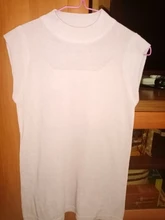 Knitted Vest Tank-Tops Bottoming Elasticity Half-High-Collar Sexy Female Summer Women Sleeveless