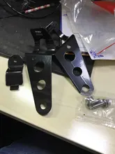 Soporte de montaje para Faro de motocicleta, Universal, para Bobber Racer, 28mm-43mm, tubo de horquilla