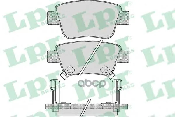 Колодки Тормозные Toyota Avensis 03/Corolla Verso 04 Задние Lpr 05p1113 Lpr арт. 05P1113