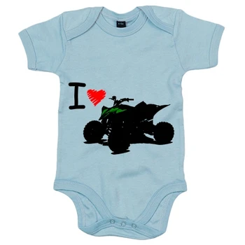 

Baby bodysuit I Love My Quad