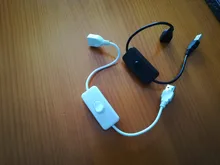 ANPWOO-Cable USB de 28cm con interruptor, Cable de encendido/apagado, palanca de extensión para lámpara USB, suministro de alimentación de ventilador, línea, adaptador duradero de gran oferta