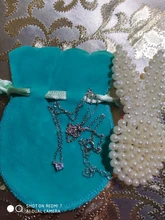 Louleur-collar con colgante de un solo circón para mujer, de Plata de Ley 925, Gargantilla de joyería de plata 925