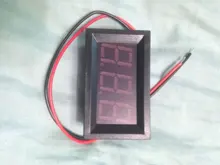 Voltímetro Digital para coche y motocicleta, voltímetro Digital de CC 4,5 V a 30V, Panel de medidor de voltaje rojo/azul/verde, 6V 12V, motocicleta electromóvil