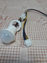 Sensor de movimiento por infrarrojos PIR, interruptor de luz automática, Detector de Sensor PIR, LED, 110V, 220V