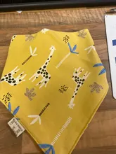 Baberos y paños de eructo para bebé, Bandana de algodón, Baberos de dibujos animados, delantal de alimentación para bebé, niña, niño, toalla de Saliva, 1 ud.