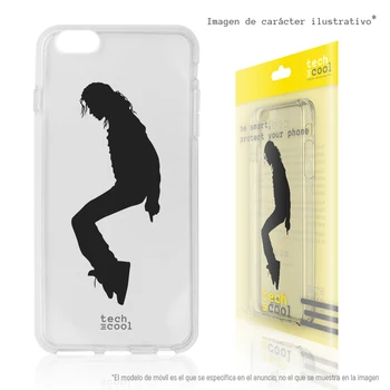 

FunnyTech®Silicone Case for Samsung Galaxy S8 L Design Michael Jackson Design 2 transparent background