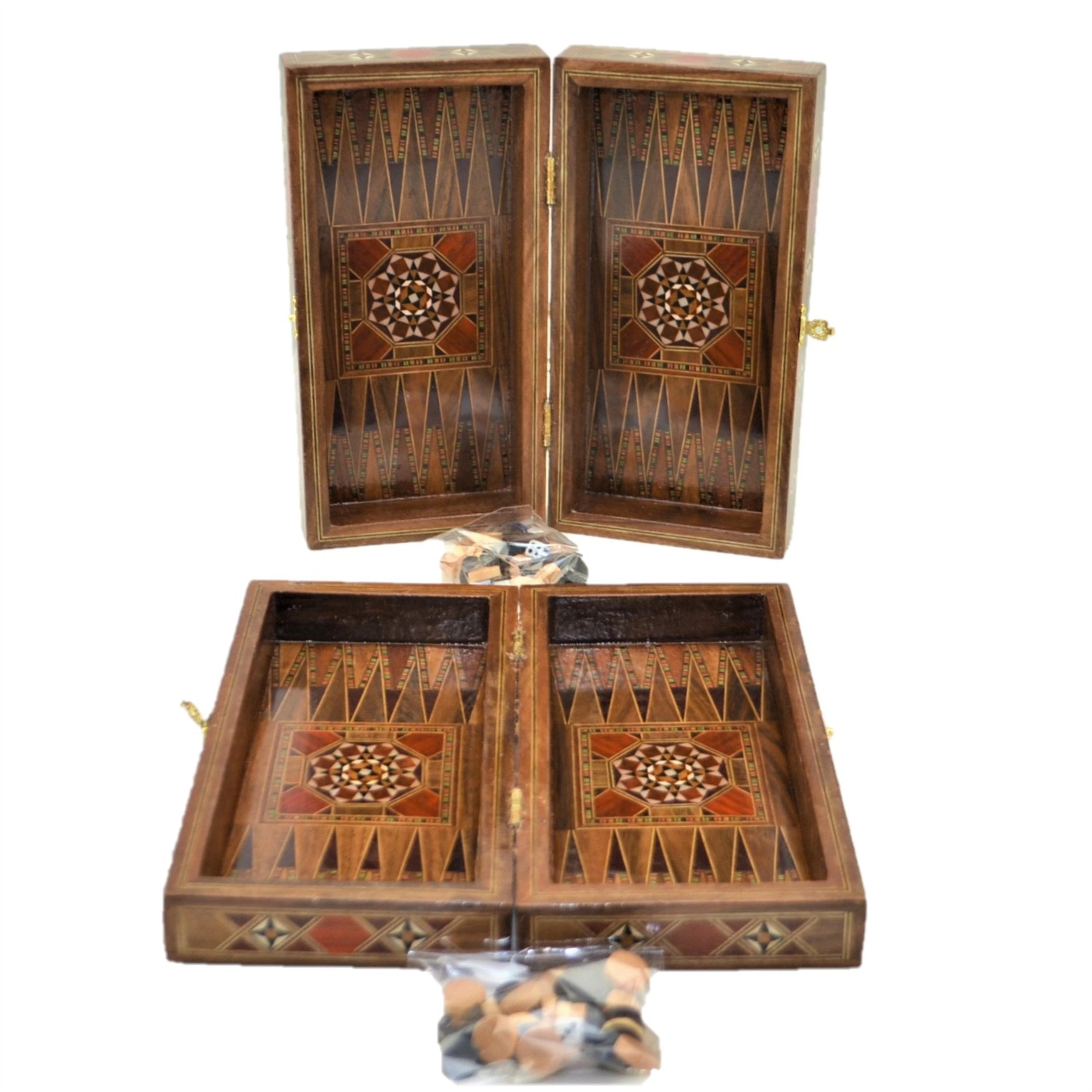 lawaai Luidspreker neerhalen Vintage Game Set Handmade Motif Natural Solid Wooden Backgammon,Chess  Board, checkers Sets for Kids and Adults Mini Size|Board Games| - AliExpress